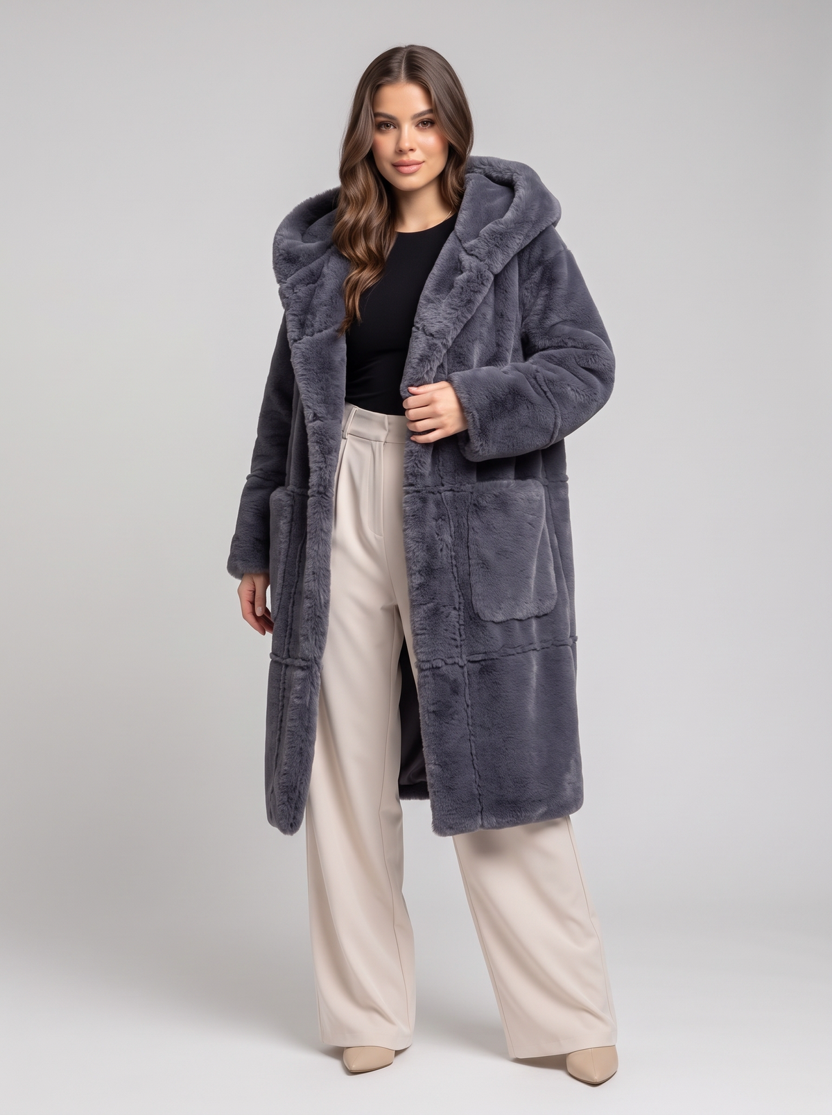 Winter parka - gray