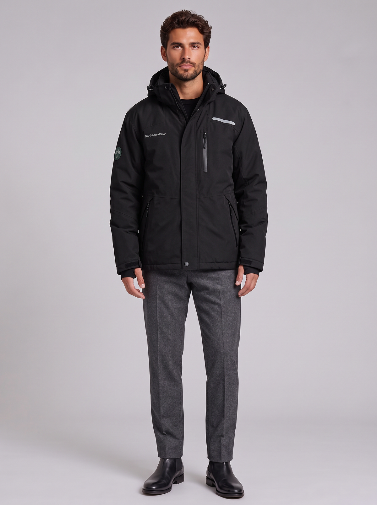 Apex waterproof jacket - front