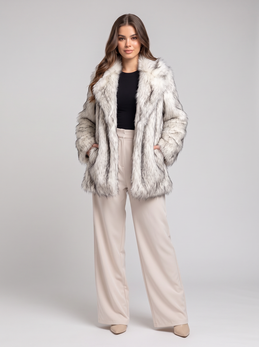 Fur coat - front