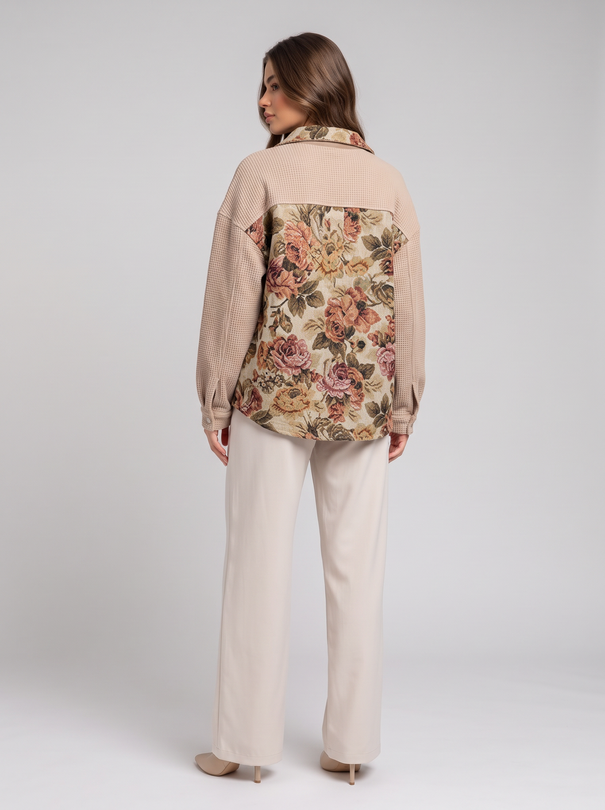 Floral shacket - back
