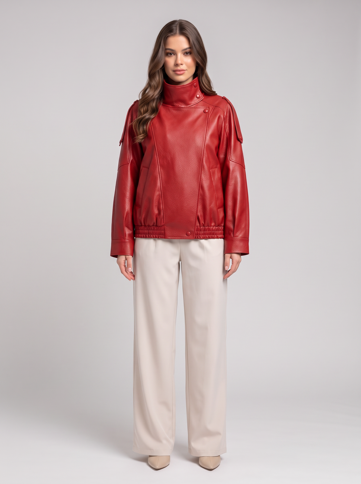 Faux Leather Jacket