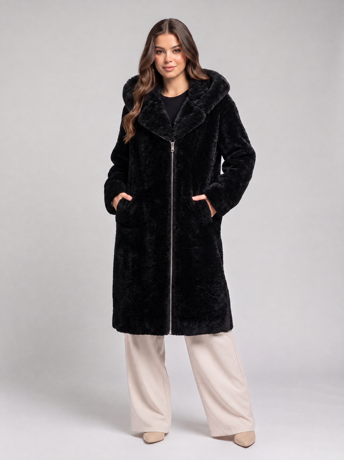 Winter parka - black